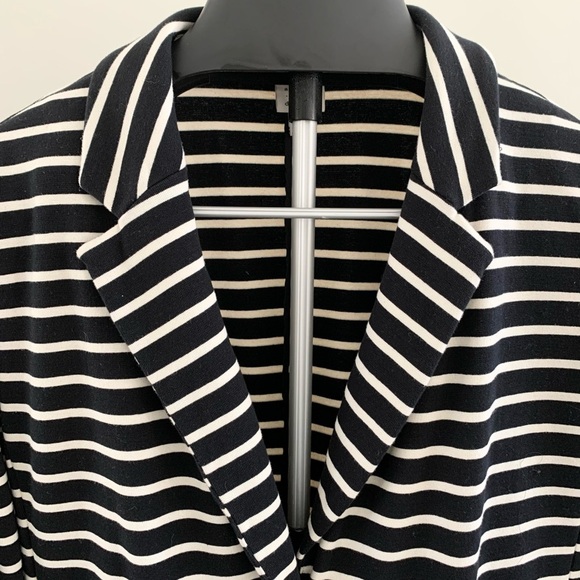 A New Day Horizontal Striped Cotton Blazer - Picture 2 of 9